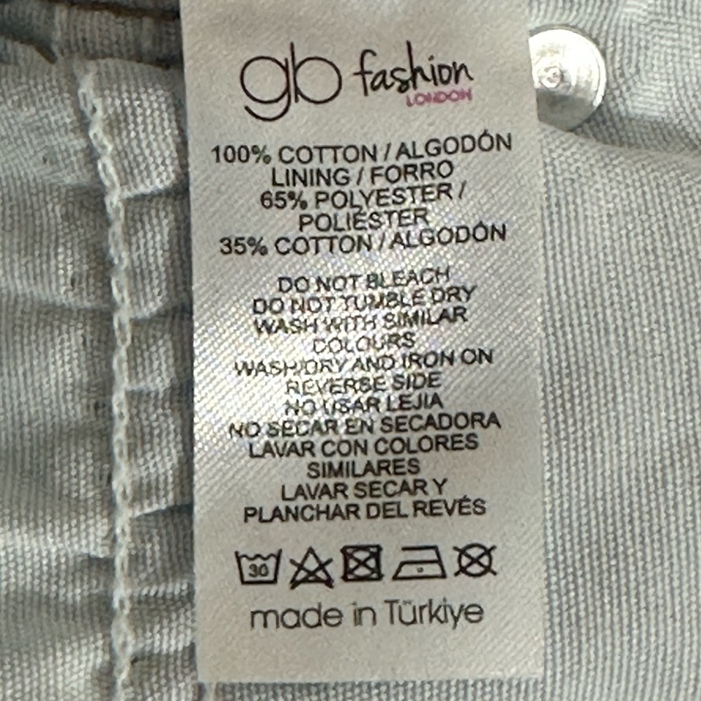 Harper Heritage Heart Patterned Denim Shorts women’s size small‎ - Picture 4 of 10